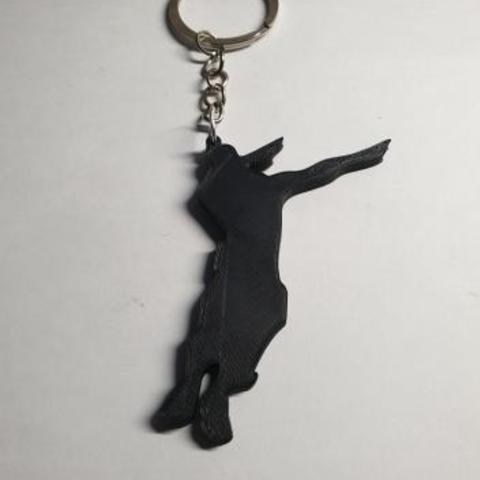 dab fortnite dança chaveiro jóias 3D print model - Mito3D