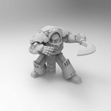 dabinator khopesh poder de la espada juego juguete accesorios mil hijos terminador minis mini los marines espaciales del caos todo el polvo 3d print model - Mito3D