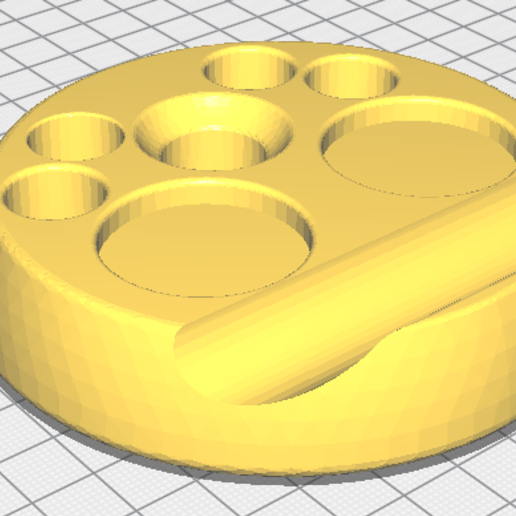 dabstation 30 420 710 oil dab dabs canna storage 3D print model - Mito3D