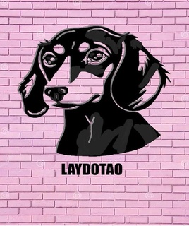dachshund Home dog sausage decoration wall mascot deco 3d print model - Mito3D