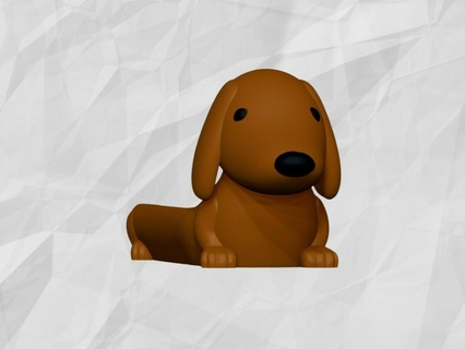 dachshund complete carrier 3d print model - Mito3D