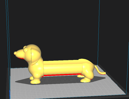 dachshund completo transportadoras 3d print model - Mito3D