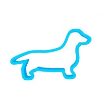dachshund cão biscoito cortador 3d print model - Mito3D