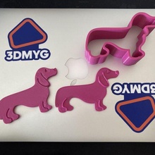 dachshund mofo banho bombas 3d print model - Mito3D