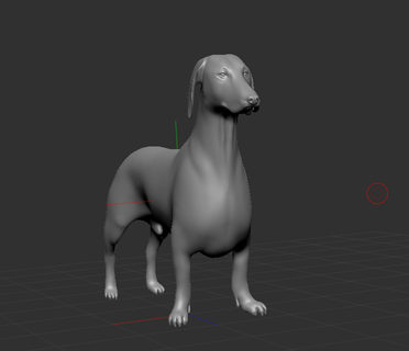 dachshund teckel sausage dog 3d print model - Mito3D