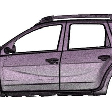 dacia duster 2015 - left  dacia car scan duster automotive suv modelling models