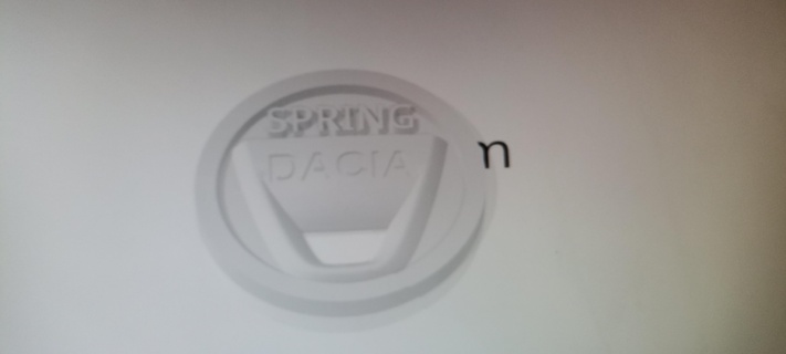 dacia spring shopping cart coin 3d print model - Mito3D