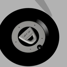 dacia wheel cover gadget 3d print model - Mito3D