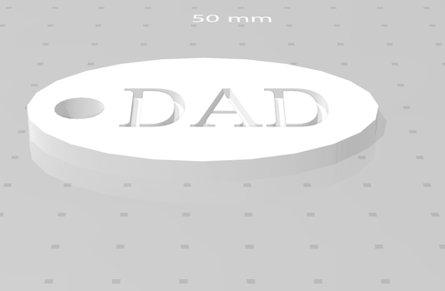 baba anahtarlık takı 3d print model - Mito3D