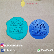 dad label cookie cutters daddy 3d print model - Mito3D