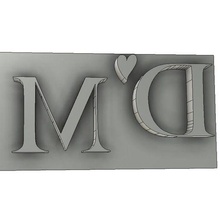 papá ama mamá magdalena sello 3d print model - Mito3D