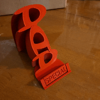 dad phone stand print-n-place rotating words - instant download supports needed fathers day birthday iphone samsung print place pip holder 3d print model - Mito3D