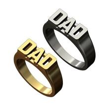 dad statement signet ring size 6 11 3d print model father name jewelry printable gold silver sterling fashion jewellery luxury classic swag hiphop bling men rings 3d print model - Mito3D