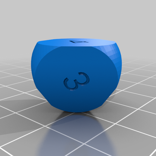 dado4my customized complete dice set d1 d25 customized dice 3D print model - Mito3D