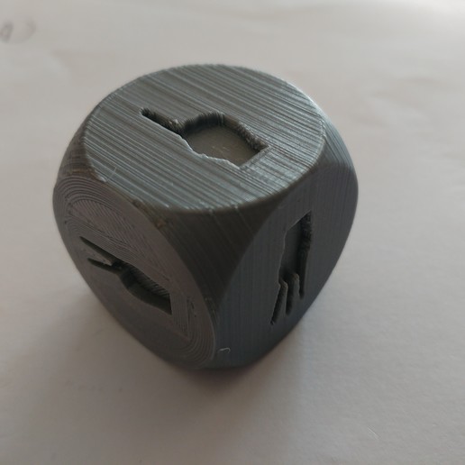 dado mano game dice gift manos 3D print model - Mito3D