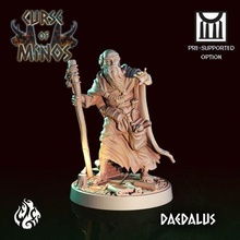 daedalus game fantasy god greece hero rpg villain minotaur maze labyrinth dnd foundry npc crippled cgf 3d print model - Mito3D