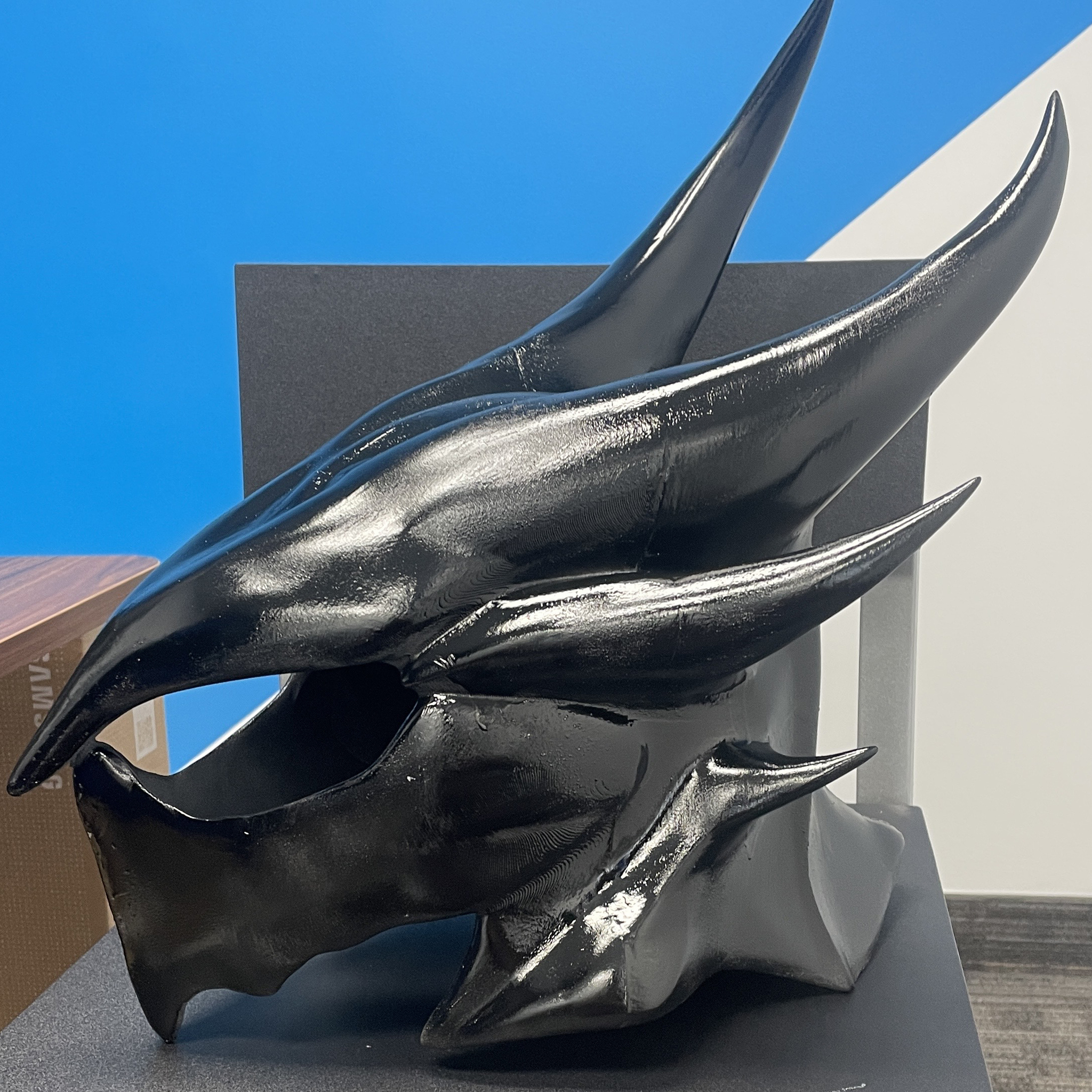 daedrisch Helm voll Skyrim Eimer Rüstung ältere Schriftrollen Cosplay drachengeboren Dovahkiin Drachen geboren eso online con Konvention Gaming Spieler 3D print model - Mito3D