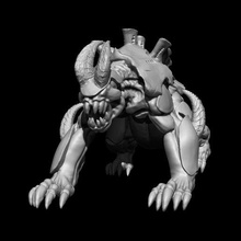 daemon legion hellhound demon alien monster 9th age 28mm fantasy miniature 3d print model - Mito3D