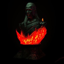 démon targaryen lampe sang Feu maison of drago dragon Jeu trônes George Martin fantaisie Joacokin 3d print model - Mito3D