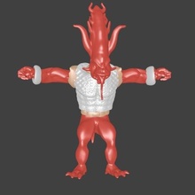 daemon a arte de sangue demônio diabólico novo warhammer warcraft 3d print model - Mito3D