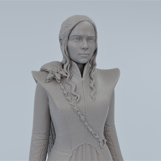 daenerys targaryen game thrones 3D print model - Mito3D
