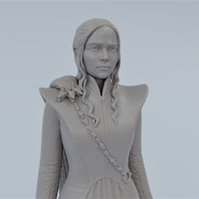 daenerys targaryen gioco troni 3d print model - Mito3D