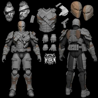 daethstroke armor kit 1 12 Art deathstroke dc superman batman toys dccomics knightmare sladewilson 3d print model - Mito3D