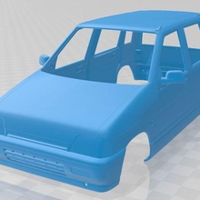 daewoo tico 1993 imprimible cuerpo coche vehiculo juego espacio scalextric Tamiya rc miniz pasatiempo micro 3d print model - Mito3D