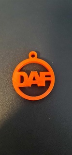 daf key ring 3d print model - Mito3D