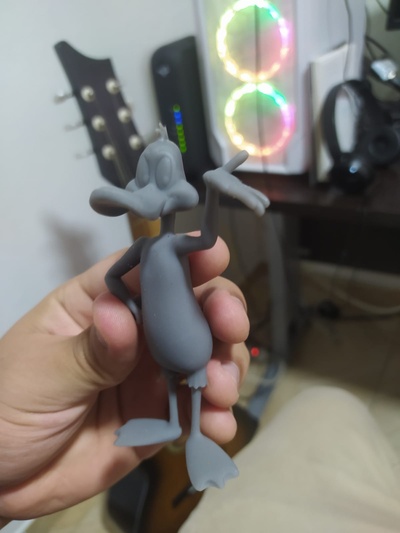 nergiz ördek 3d yazdırılabilir sanat yeşilbaş oyuncaklar toplamak looney melodiler 3dprinting reçine modelleme lucas elegoo şekil vermek 3d print model - Mito3D