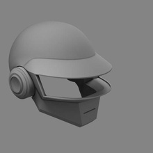 maluco punk capacete moda música disfarce techno cosplay arte 3d print model - Mito3D