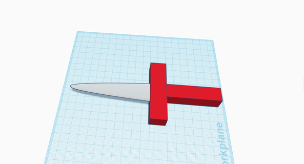 rosée gadget épée dague poignards épées court armes couteau couteaux 3d print model - Mito3D