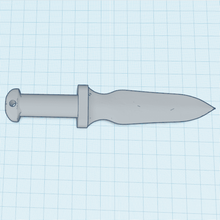 dagger tool knife blade penknife sword sharp 3d print model - Mito3D