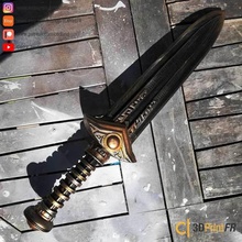 punhal inspirado elder scroll universo jogo skyrim teso online fantasia discordar espada 3d print model - Mito3D