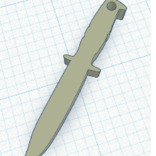 daggerboard slope jewelry 3d print model - Mito3D