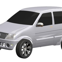 daihatsu terios vários rin toyota de carro 3d print model - Mito3D
