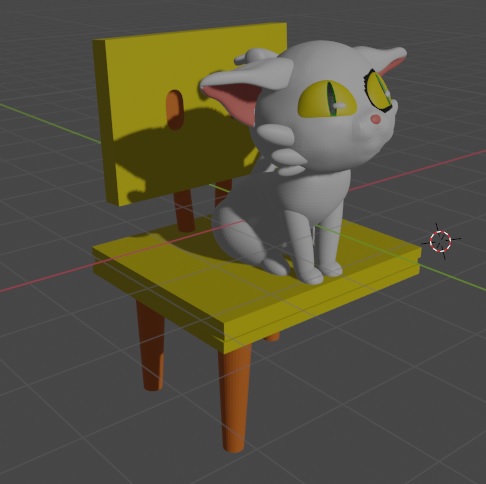 Daijin Suzume anime film kedi kol sandalye şekil 3D print model - Mito3D
