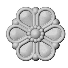 papatya çiçek rozet 3d Yazdır model mimari oymacılık cnc süs Alçı alçıtaşı pervazlar Rahatlama yazdırılabilir Antik süslü kolye oyulmuş dekorasyon Desen geometrik Sanat 3d print model - Mito3D