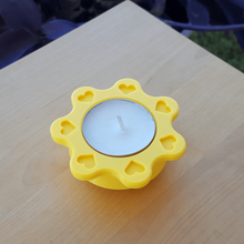 daisy t-light home decorative decor holder candle candle-holder t-light-holder tlight-holder tlight 3d print model - Mito3D