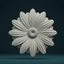 daisy art décor ornement de la décoration l'usine fleur 3d print model - Mito3D