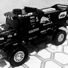 Dakar mercedes zetros 1 16 camion 10 14 loisir jouet wpl terre vagabond volvo Mercevez benz tamiya 3d print model - Mito3D