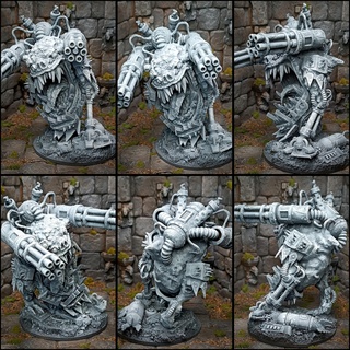 Dakka garabato monstruo ork seta bestia cyborg 3d print model - Mito3D