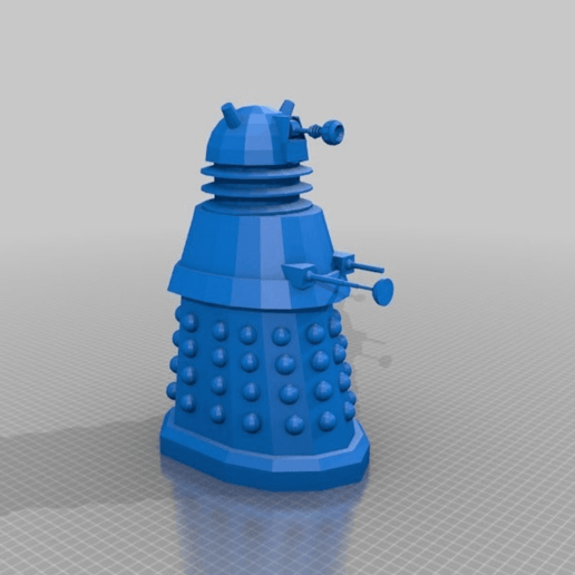 dalek art criaturas 3D print model - Mito3D