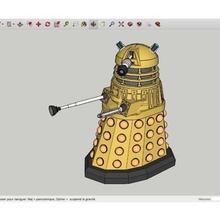 dalek versione di base impostazione del dr vari 3d print model - Mito3D