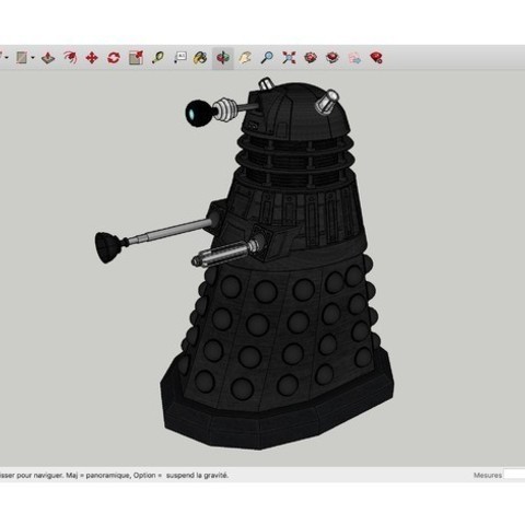 dalek dr vari 3D print model - Mito3D