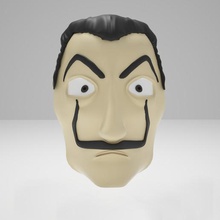 dali mask 3d-modell art movie fun body character human head man face 3d print model - Mito3D