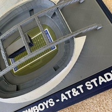 Dallas cowboys estádio arquitetura americano futebol dallas at t nfl 3d print model - Mito3D