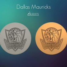 Dallas rebeldes logotipo alívio 3d impressão modelo arte basquetebol esculturas sinais logotipos 3d print model - Mito3D