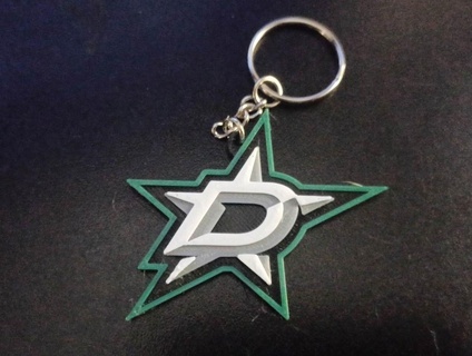 Dallas étoiles porte clés Texas LNH hockey sports logo équipe 3d print model - Mito3D