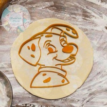 dalmatian cookie cutter cartoon film animation dog animal animals monkey kitchen cutting masses cake cutters bakery porcelain ceramine clay pastry bakers marker markers stamps molds 3d print model - Mito3D